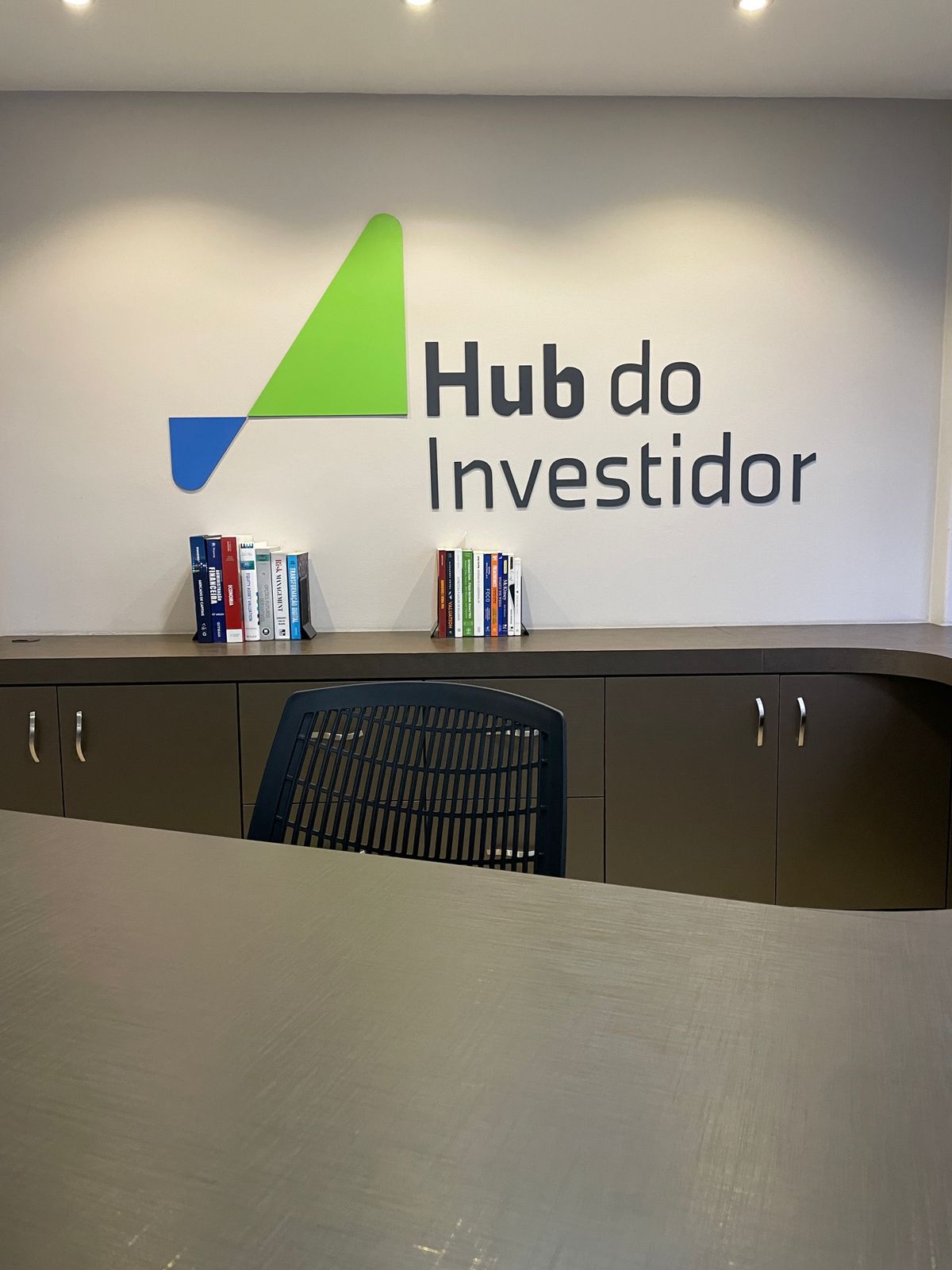 Foto do escritório do Hub do Investidor